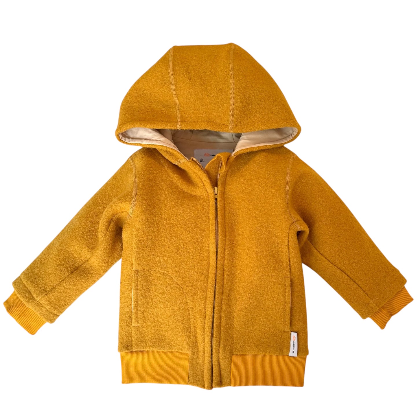 Бомбър яке от варена вълна