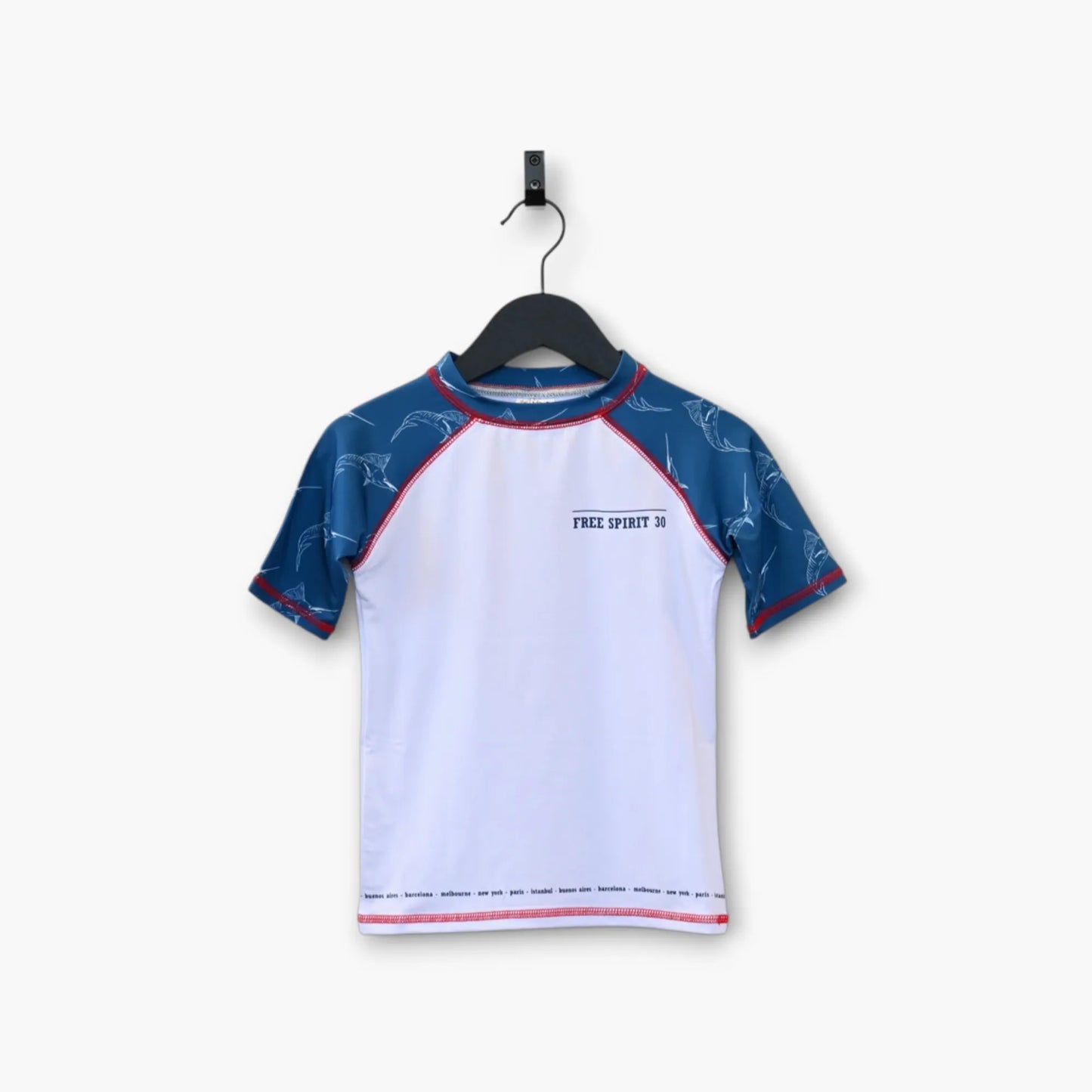 Блуза с къс ръкав с 50+UPF защита